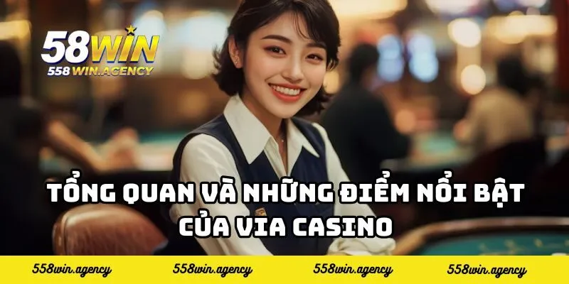 Tổng quan và những điểm nổi bật của Via Casino