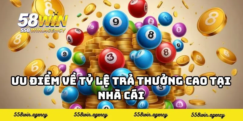Ưu điểm về tỷ lệ trả thưởng cao tại nhà cái